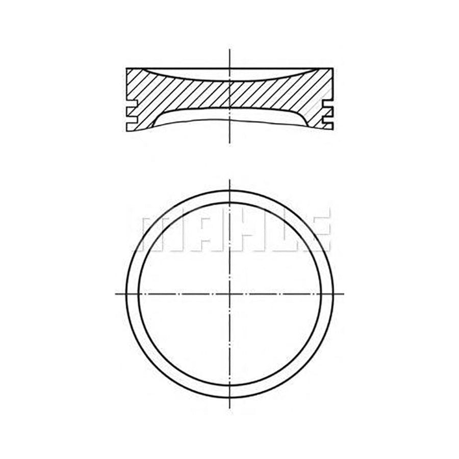 MAHLE ORIGINAL 063 04 00 Piston 80 mm, with piston rings | ML Performance Car Parts