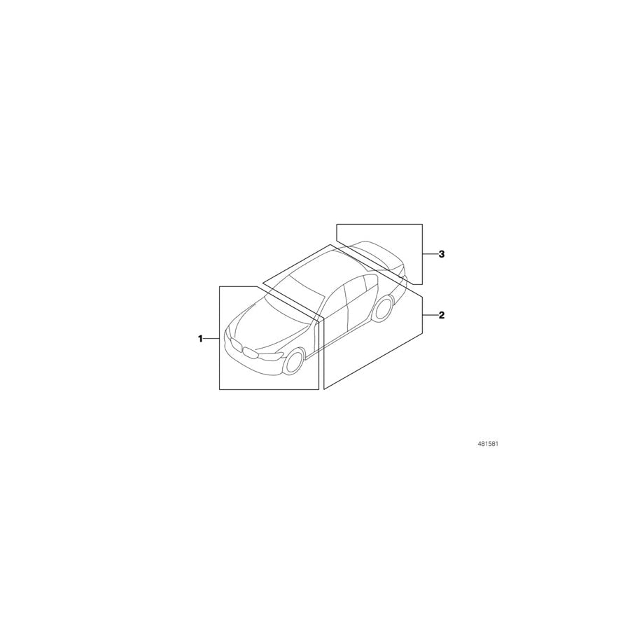 Genuine BMW 71246883254 G12 Label "Tire Pressure" (Inc. 750iX) | ML Performance US Car Parts
