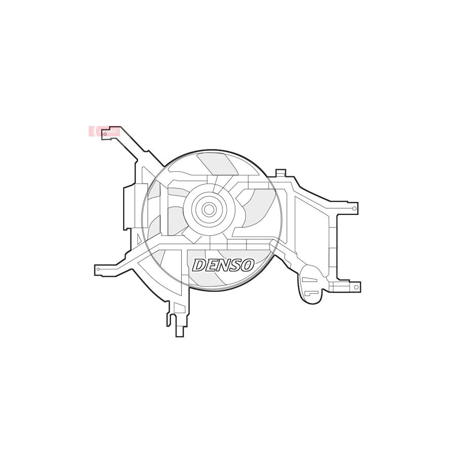 DENSO DER37002 Fan, Radiator