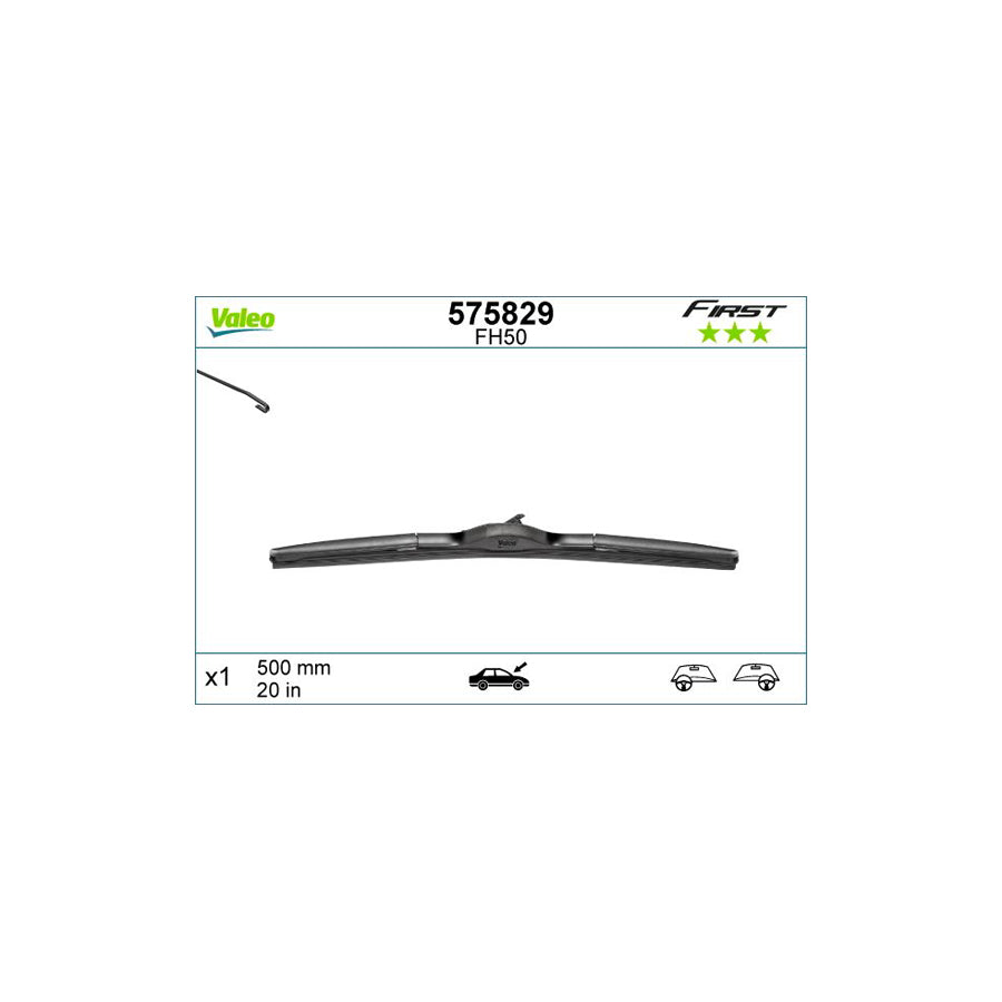 Valeo First Hybrid 575829 Wiper Blade | ML Performance US Car Parts