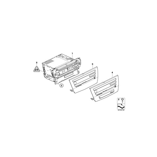 Genuine BMW 65839150962 E90 E91 E92 At-Ccc Cd (Inc. 335i, 335xi & 325xi) | ML Performance US Car Parts