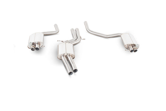 Scorpion SAU048 Audi RS4 B8 Resonated Half System Inc Active Exhaust Valve | ML Performance US US
