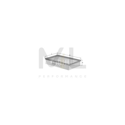 MAHLE ORIGINAL LX 784/1 Air Filter for AUDI A8 D2 (4D2, 4D8) Filter Insert | ML Performance Car Parts
