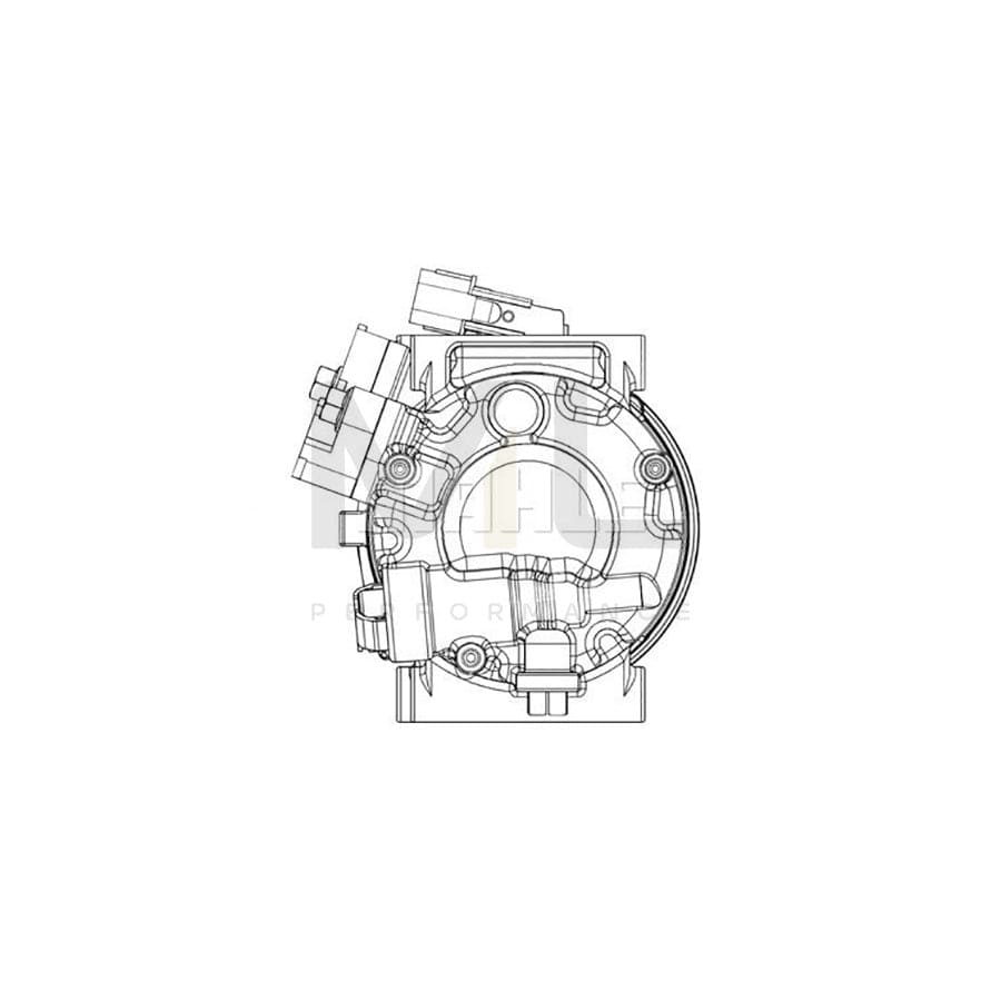 MAHLE ORIGINAL ACP 628 000P Compressor, air conditioning PAG 46 YF, Refrigerant: R 1234yf, R 134a | ML Performance Car Parts