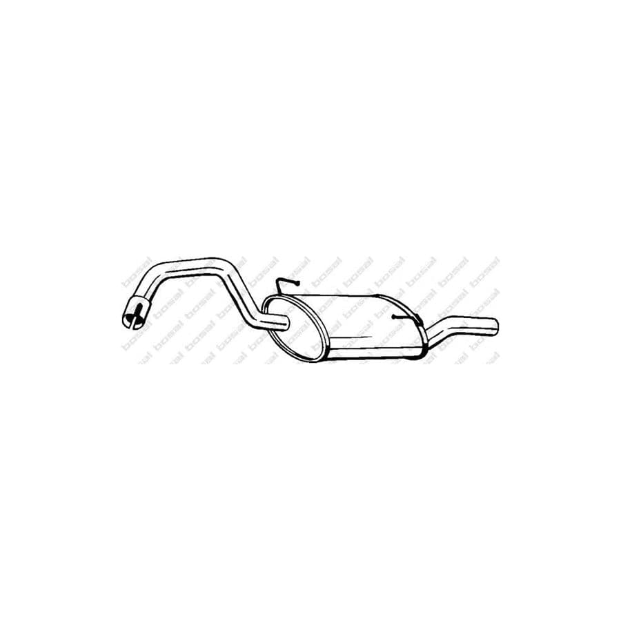 Bosal 235-931 Rear Silencer for Volvo 440 K (445)