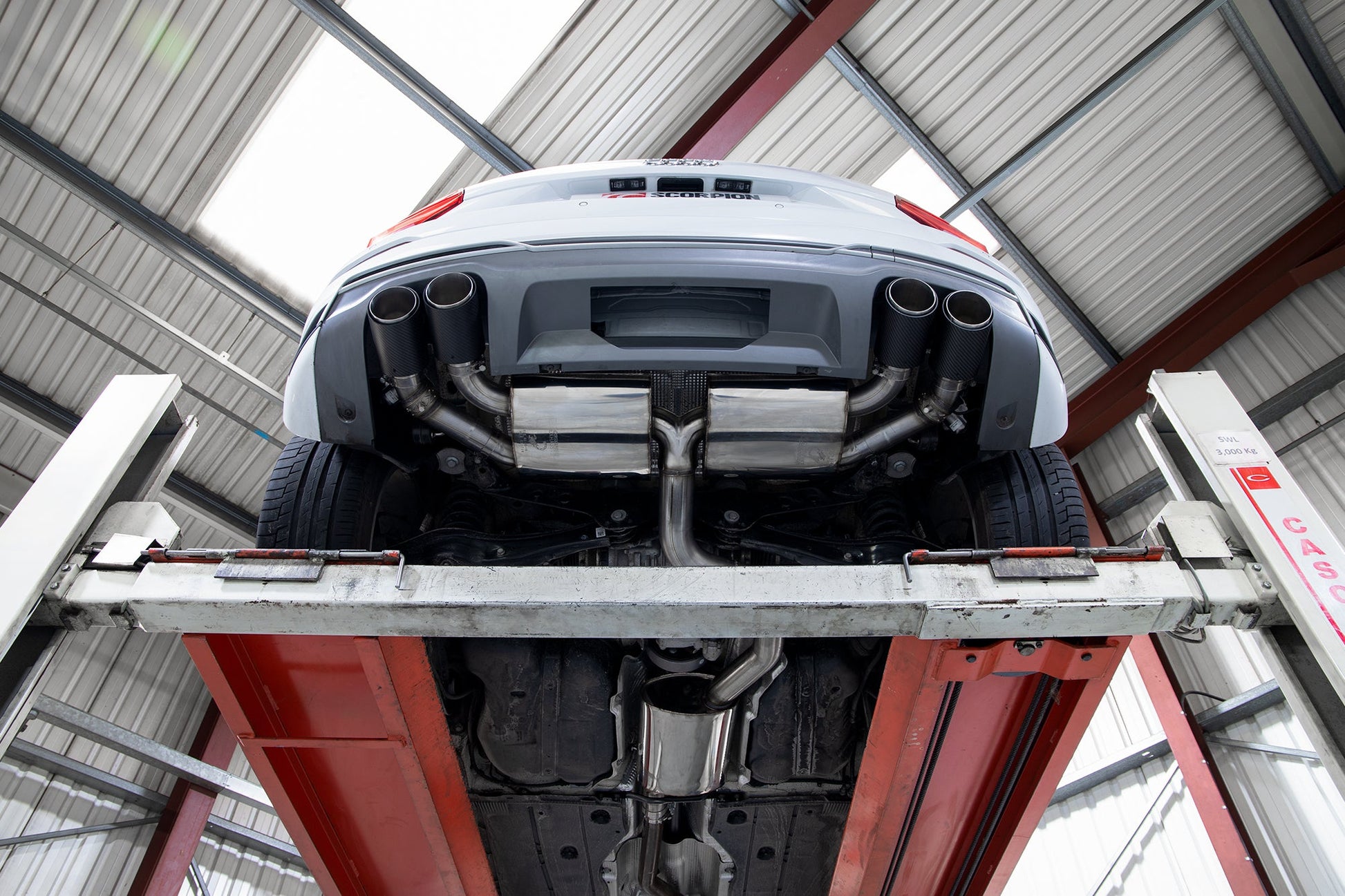 Scorpion SAU090CF Audi SQ2 Resonated Gpf-Back System With Electronic Valves | ML Performance US US