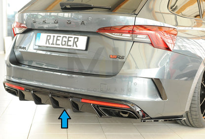 Rieger 00088255 Skoda NX Octavia RS Rear Diffuser 6 | ML Performance UK Car Parts