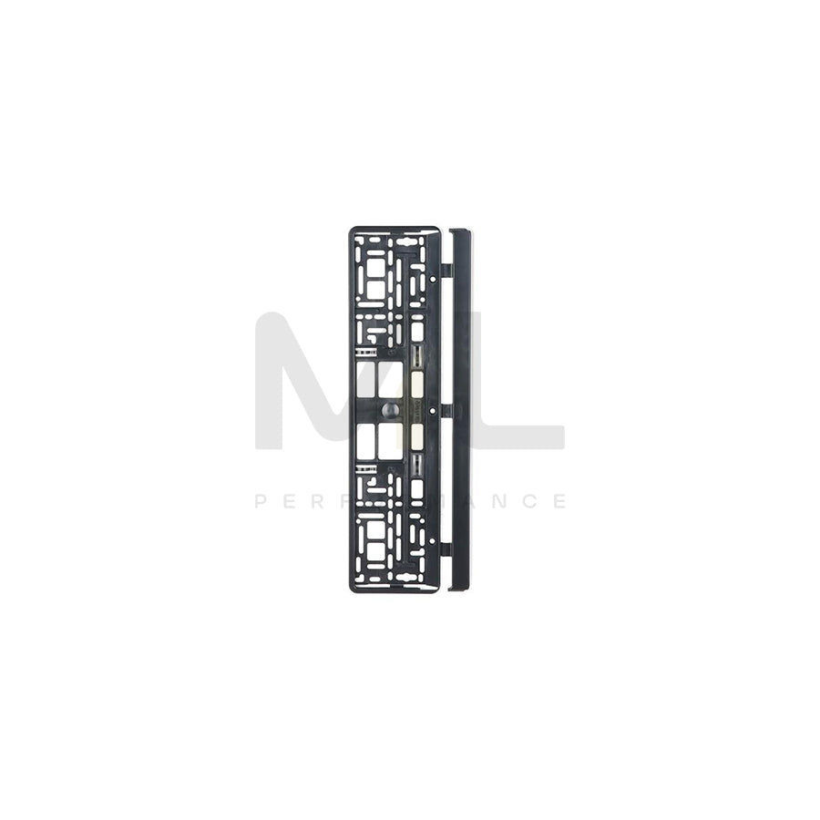 VIRAGE 93-001 Number plate holder Black, frameless
