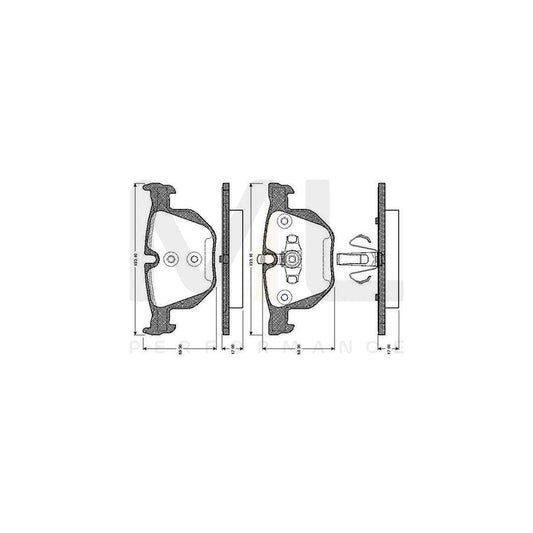 Bosch 0986Tb3024 Brake Pad Set Excl. Wear Warning Contact, With Accessories | ML Performance Car Parts