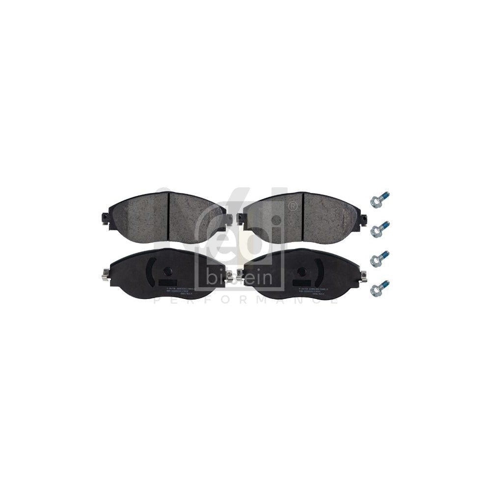 Febi Bilstein 116243 Brake Pad Set Front Axle, With Bolts/Screws