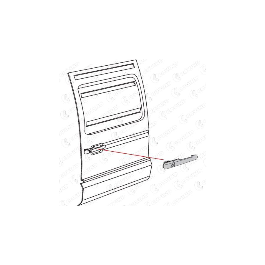 Covind 209/190 Door Handle