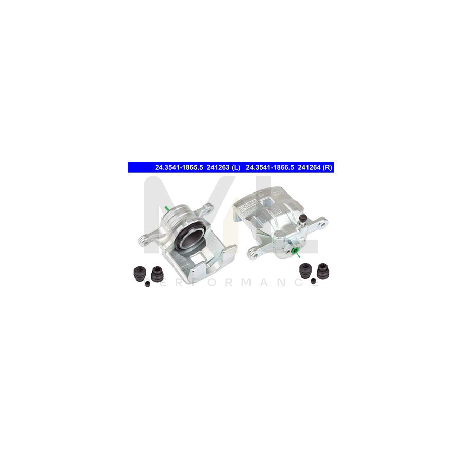 ATE 24.3541-1865.5 Brake Caliper for MAZDA 2 Hatchback (DE, DH) without holder