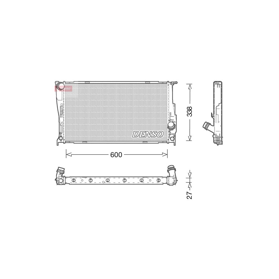 DENSO DRM05003 Engine Radiator