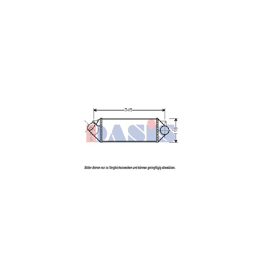 AKS Dasis 157080N Intercooler for Opel Astra