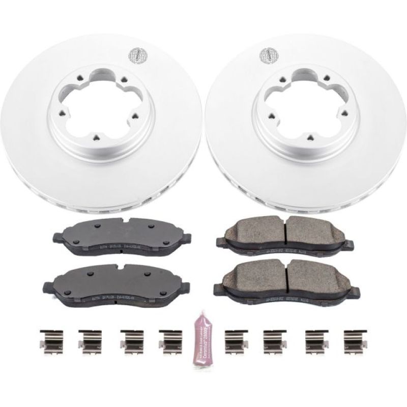 PowerStop Power Stop 15-18 Ford Transit-350 HD Front Z17 Evolution Geomet Coated Brake Kit