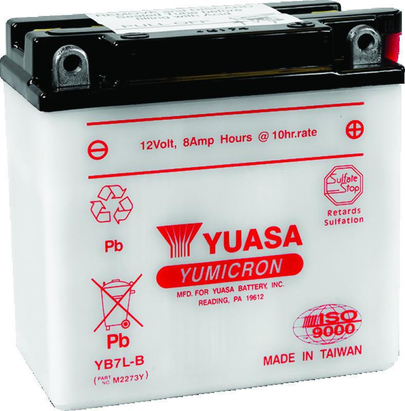 Yuasa Battery Yuasa YB7L-B Yumicron 12-Volt Battery
