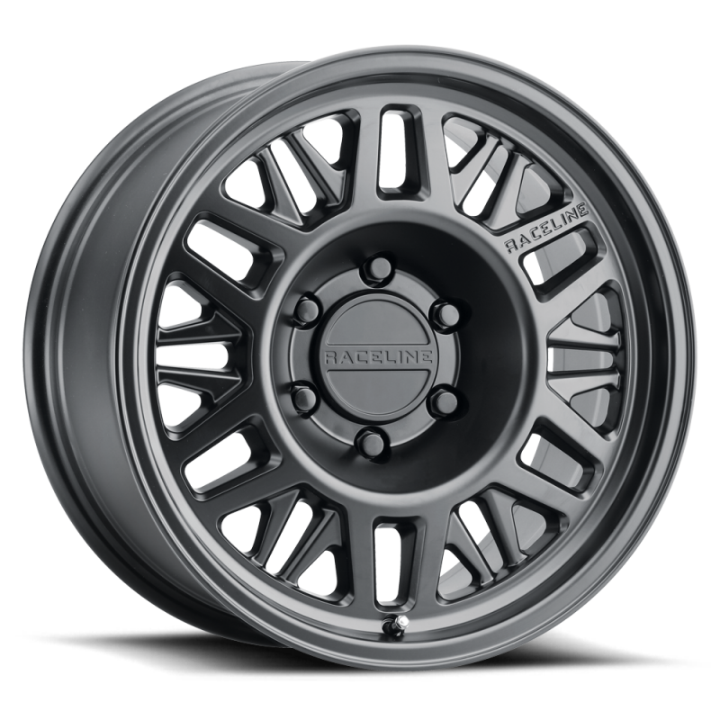 Raceline 451B Ryno TR 18x9in / 6X135 BP / 0mm Offset / 87.1mm Bore - Satin Black