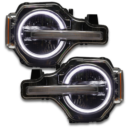 ORACLE Lighting Oracle 2021 Ford Bronco DRL Upgrade w/ Halo Kit - ColorSHIFT w/ 2.0 Controller