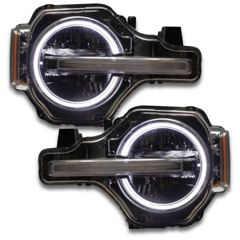 ORACLE Lighting Oracle 2021 Ford Bronco DRL Upgrade w/ Halo Kit - ColorSHIFT w/ RF Controller