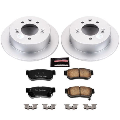PowerStop Power Stop 07-10 Hyundai Elantra Rear Z17 Evolution Geomet Coated Brake Kit