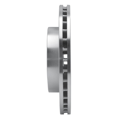 R1 Concepts R1 03-05 Kia Rio Front Left Drilled & Slotted Silver Brake Rotor