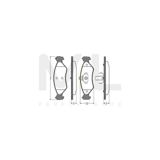 Bosch 0986Tb2160 Brake Pad Set Excl. Wear Warning Contact, With Accessories  | ML Performance Car Parts
