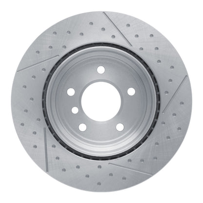 DFC 06-13 BMW 328i Rear Brake Rotor - Dimpled and Slotted