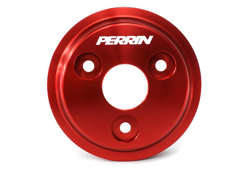 Perrin Performance PERRIN 15-21 Subaru WRX / 18-20 Crosstrek / 14-18 FXT Lightweight Water Pump Pulley - Red