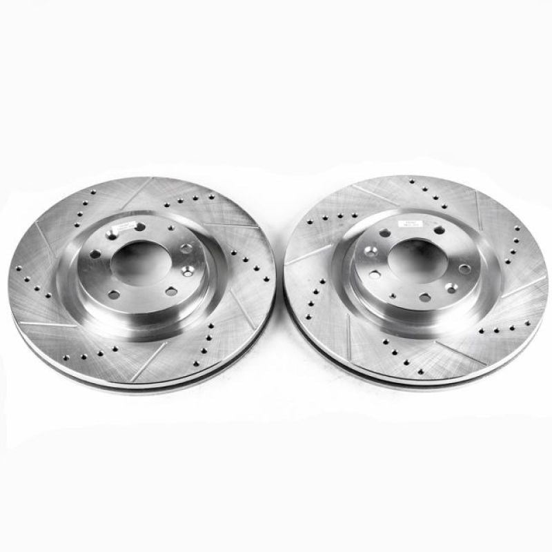 PowerStop Power Stop 04-11 Mazda RX-8 Front Evolution Drilled & Slotted Rotors - Pair