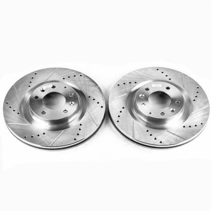 PowerStop Power Stop 04-11 Mazda RX-8 Front Evolution Drilled & Slotted Rotors - Pair