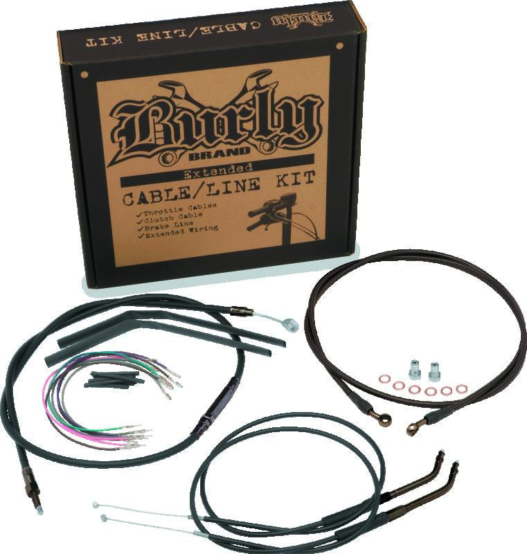 Burly Brand Control Kit 14in T-Bar - Black
