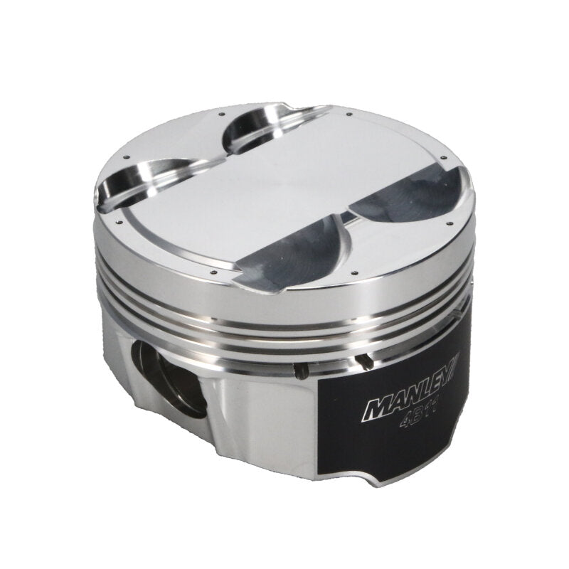 Manley Performance Manley Mitsubishi 4B11 86.5mm Bore 9.0:1 CR -5cc Dish Turbo Tuff Piston Set w/ Rings