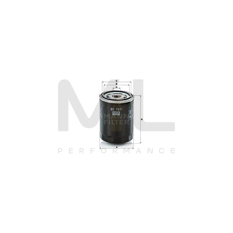 MANN-FILTER WK 7041 Fuel filter