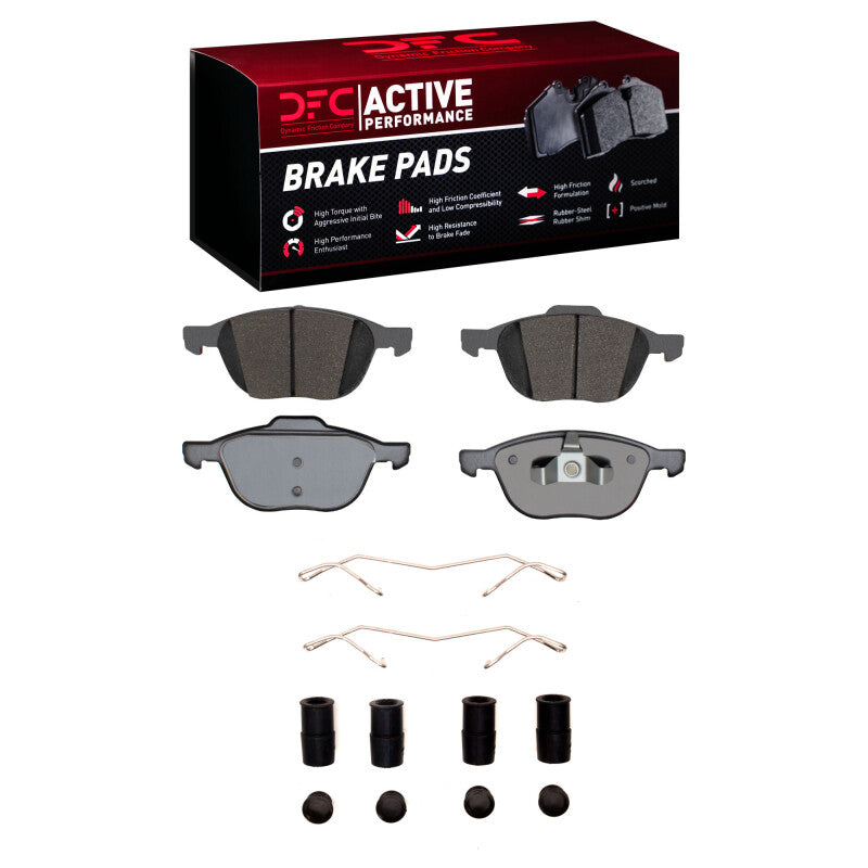 DFC 04-22 Ford EcoSport Front Active Performance Pads and Hardware Kit