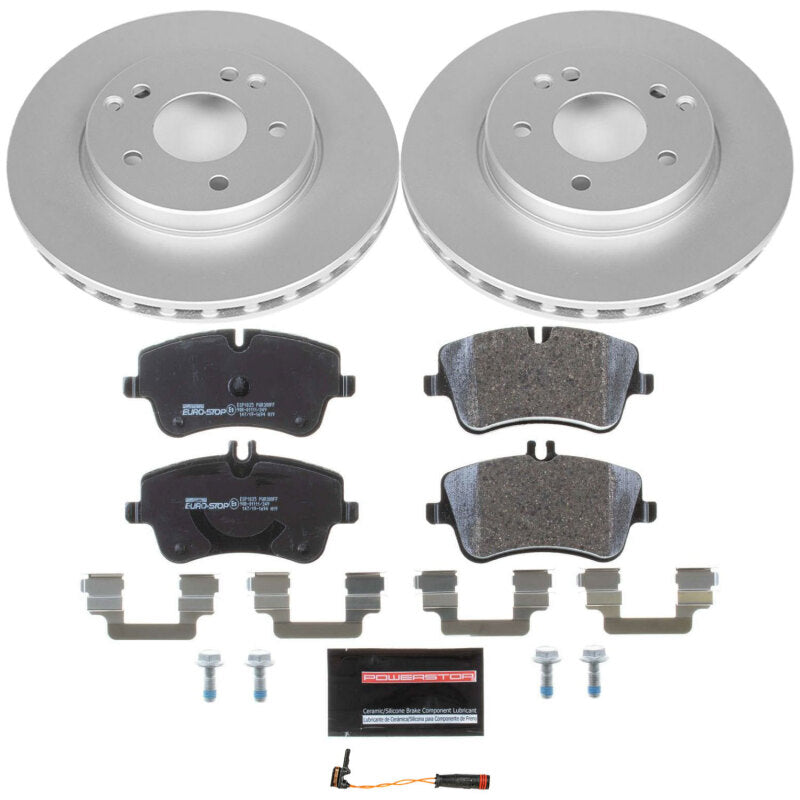 PowerStop Power Stop 02-05 Mercedes-Benz C230 Front Euro-Stop Brake Kit