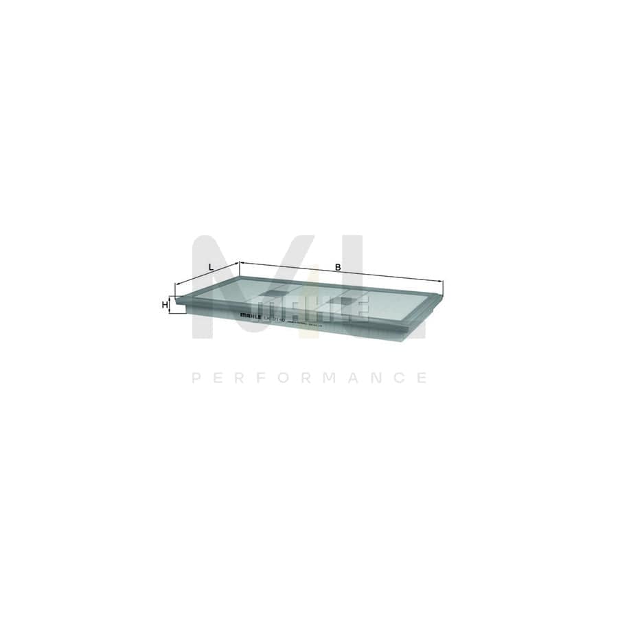 MAHLE ORIGINAL LX 3140 Air Filter Filter Insert | ML Performance Car Parts