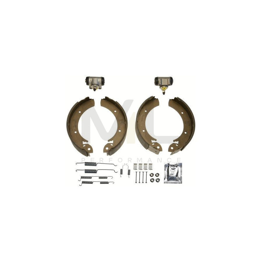 TRW Brake Kit BK1938 Brake Shoe Set with wheel brake cylinder | ML Performance Car Parts