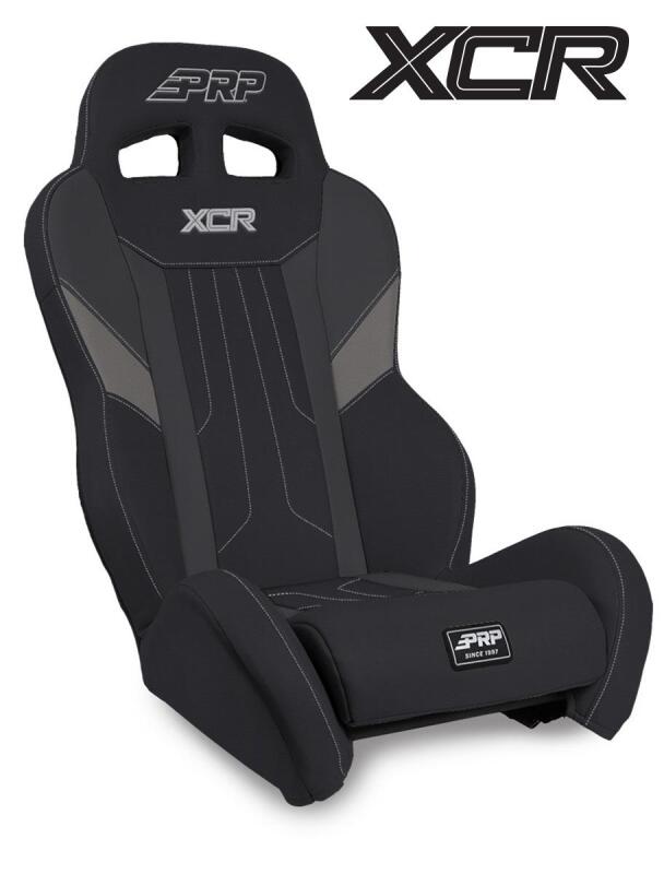 PRP Seats PRP XCR Polaris RZR UTV Suspension Seat - Black/Gray