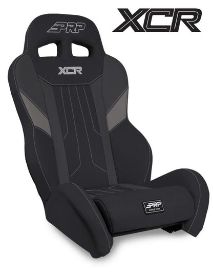 PRP Seats PRP XCR Polaris RZR UTV Suspension Seat - Black/Gray