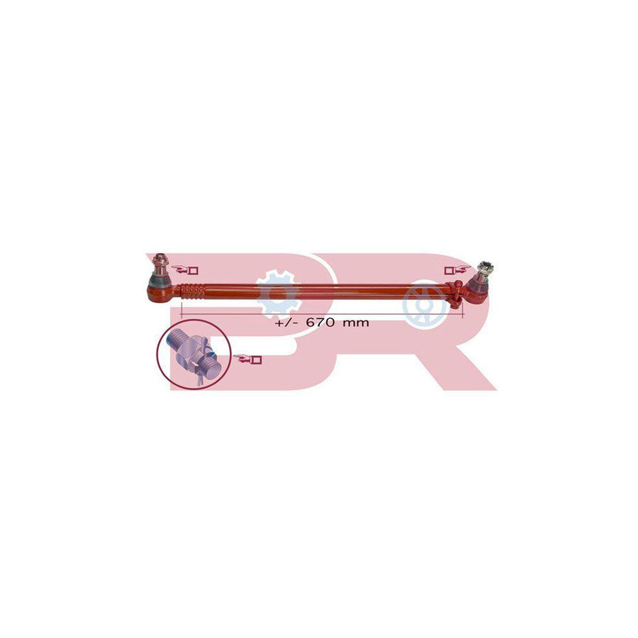 Botto Ricambi Brst4248 Centre Rod Assembly