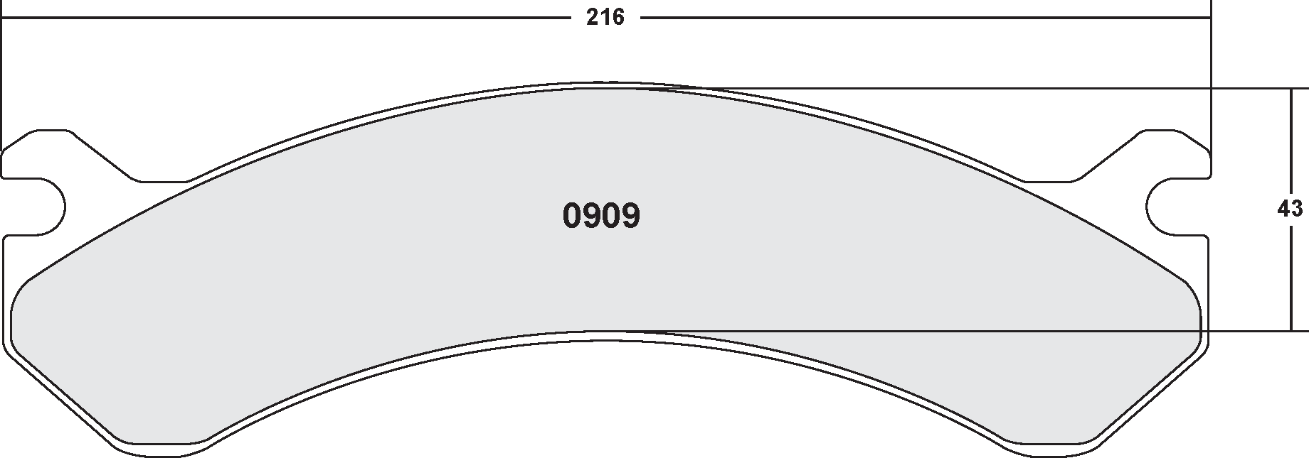 PFC 0909.22 BRAKE PADS Z-RATED CARBON METALLIC