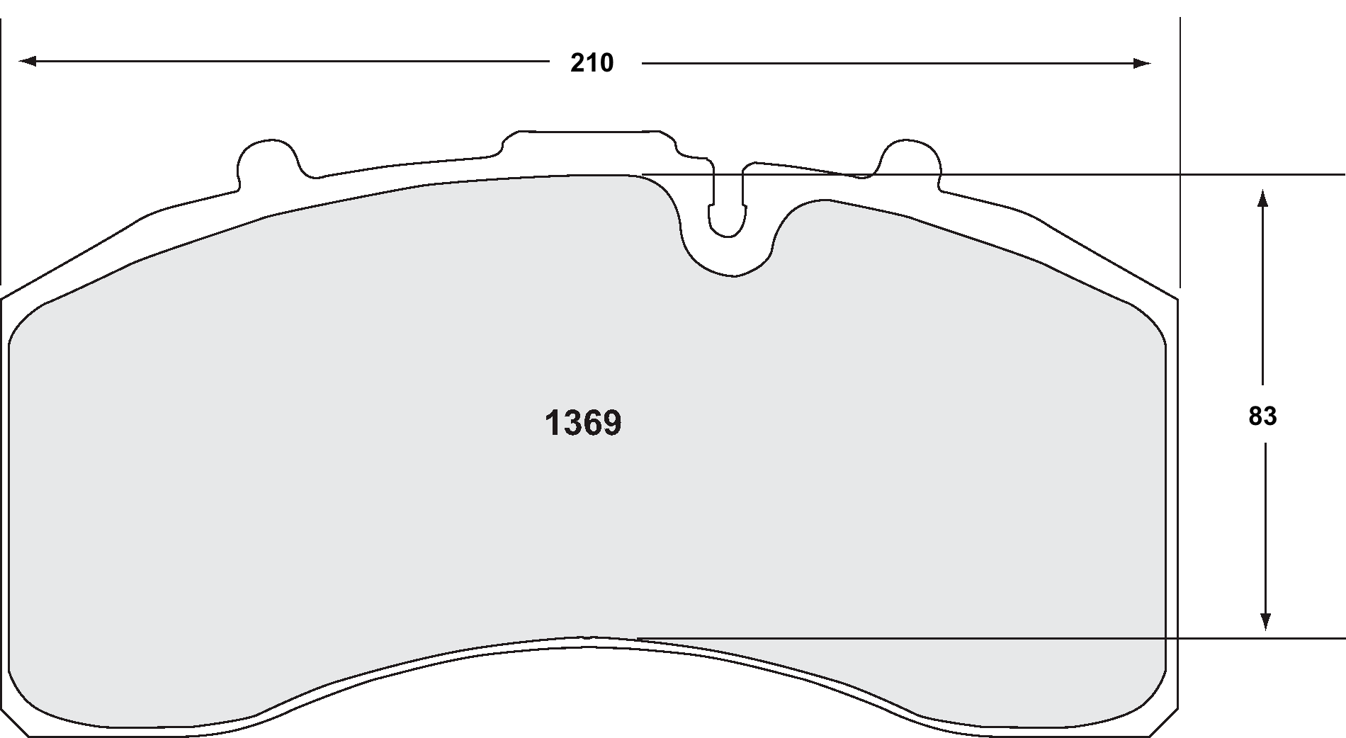 PFC 1369.10 BRAKE PADS Z-RATED ECV