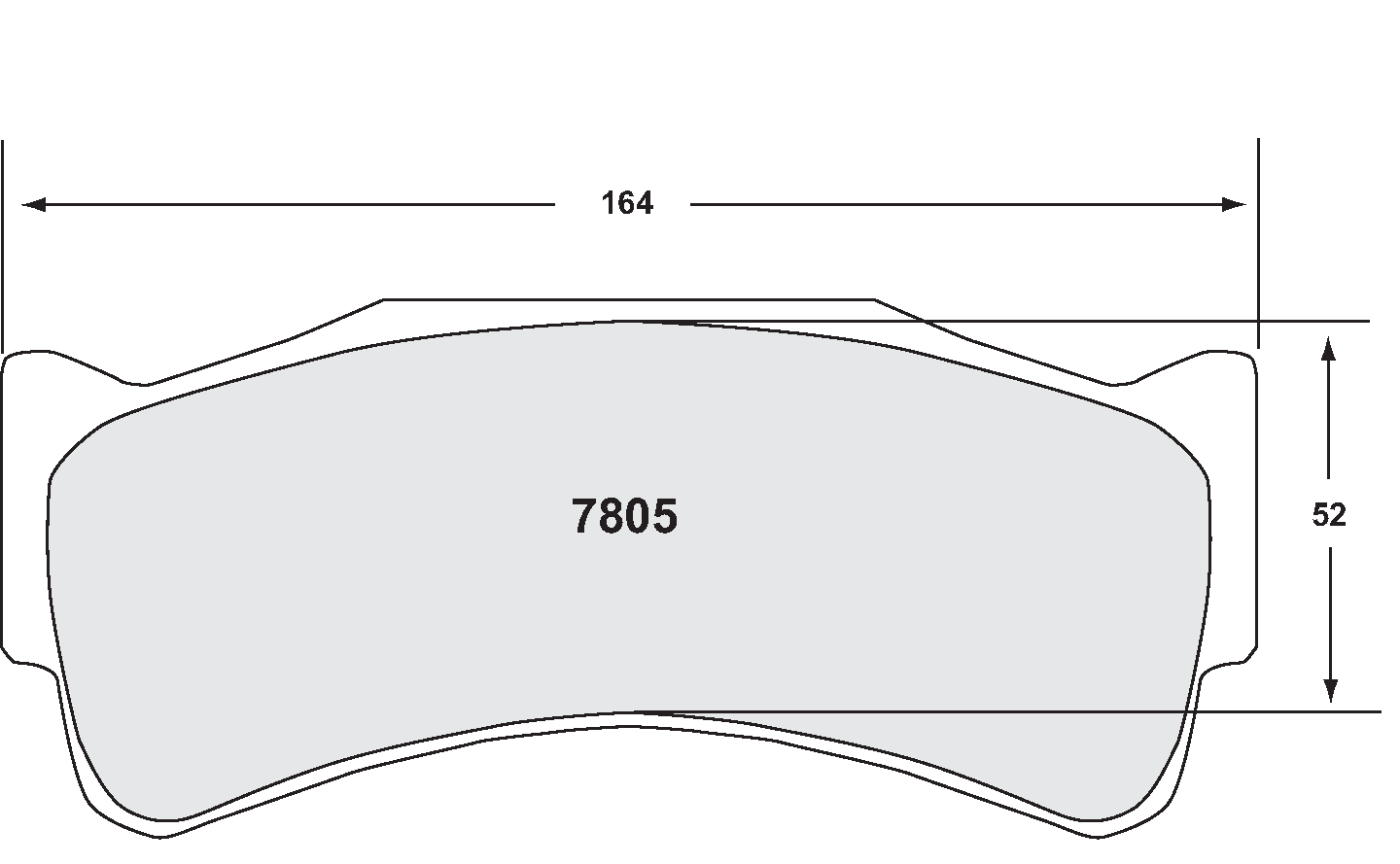 PFC 7805.08.30.44 BRAKE PADS RACE 08 CMPD 30MM FRONT MCLAREN MP4-12C GT3