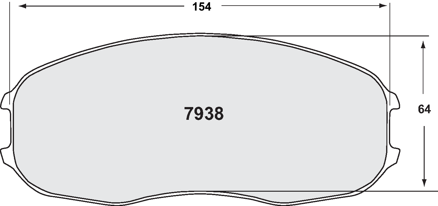 PFC 7938.01.30.34 BRAKE PADS RACE 01 CMPD 30MM ZR38