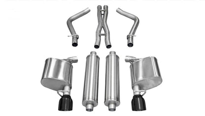 CORSA Performance Corsa 2011-2014 Chrysler 300 R/T 5.7L V8 Black Xtreme Cat-Back Exhaust
