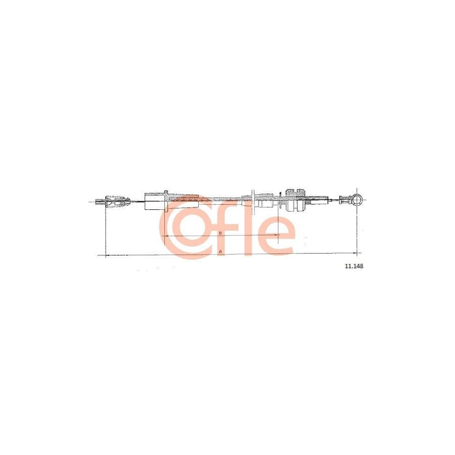 COFLE 11.148 Throttle Cable