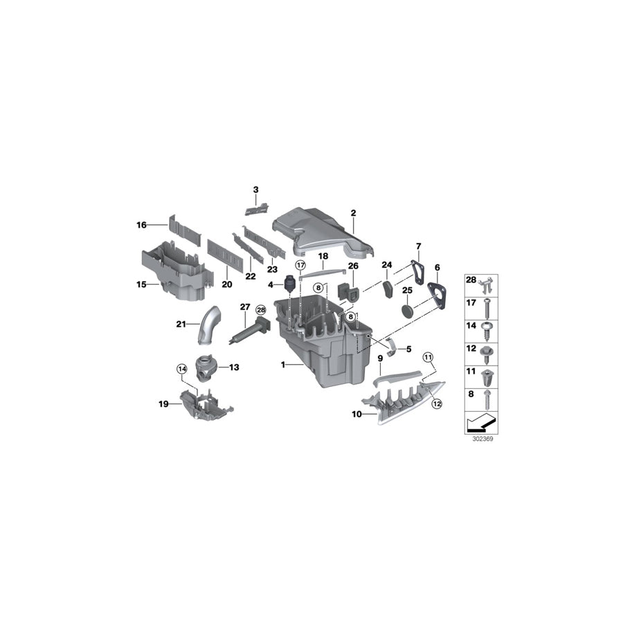 Genuine BMW 12907553969 F15 E70 F16 Bottom Part, E-Box (Inc. X5 3.5d, X6 40dX & X5 M) | ML Performance US