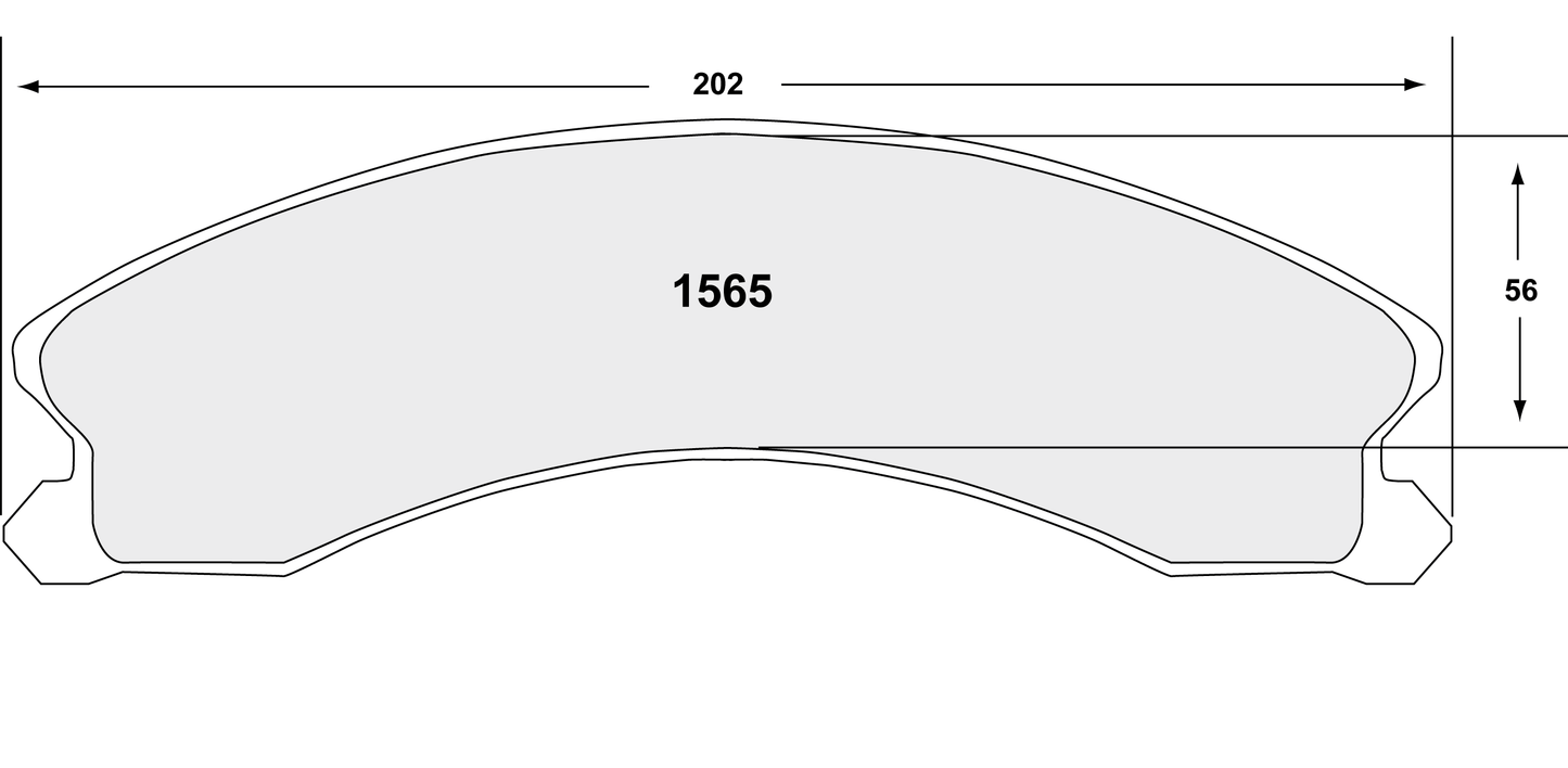 PFC 1565.23 BRAKE PADS Z-RATED CARBON METALLIC