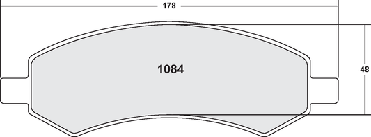 PFC 1084.22 BRAKE PADS Z-RATED CARBON METALLIC