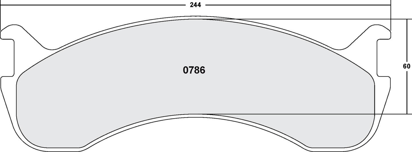 PFC 0786.13 BRAKE PADS Z-RATED CARBON METALLIC